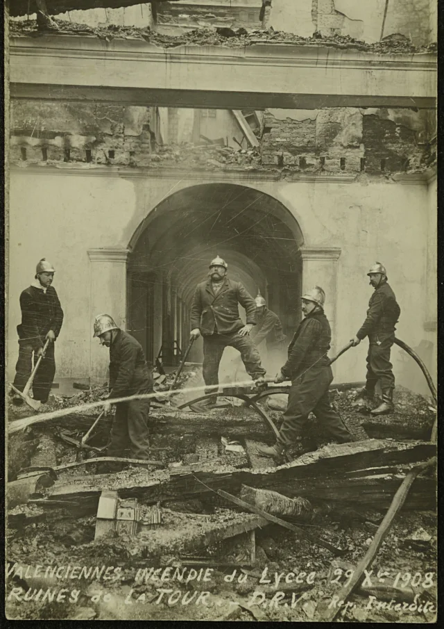 Intervention des pompiers